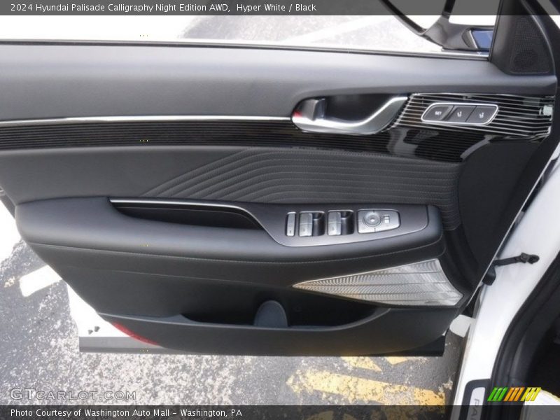 Door Panel of 2024 Palisade Calligraphy Night Edition AWD
