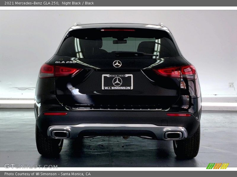 Night Black / Black 2021 Mercedes-Benz GLA 250