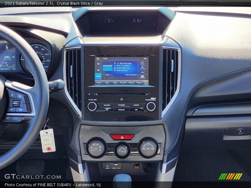 Dashboard of 2021 Forester 2.5i