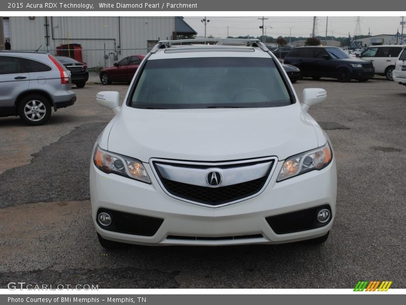 White Diamond Pearl / Parchment 2015 Acura RDX Technology