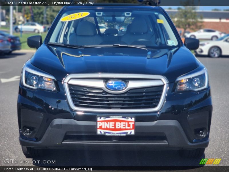 Crystal Black Silica / Gray 2021 Subaru Forester 2.5i