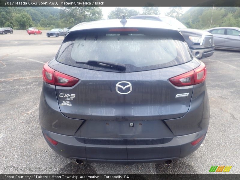 Meteor Gray Mica / Black 2017 Mazda CX-3 Sport AWD