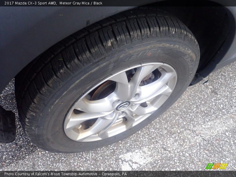 Meteor Gray Mica / Black 2017 Mazda CX-3 Sport AWD