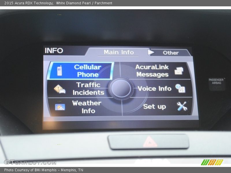 White Diamond Pearl / Parchment 2015 Acura RDX Technology