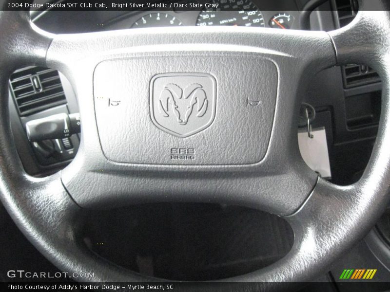 Bright Silver Metallic / Dark Slate Gray 2004 Dodge Dakota SXT Club Cab
