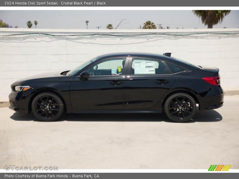  2024 Civic Sport Sedan Crystal Black Pearl