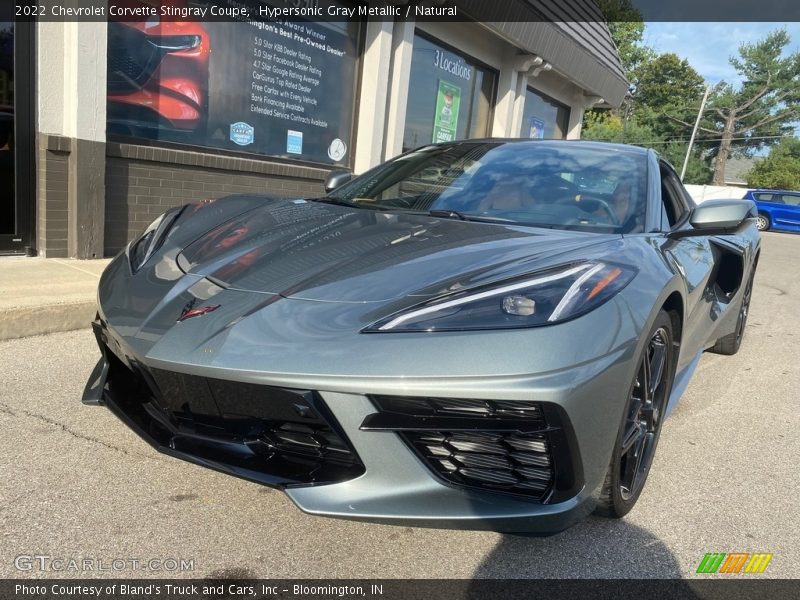 Hypersonic Gray Metallic / Natural 2022 Chevrolet Corvette Stingray Coupe