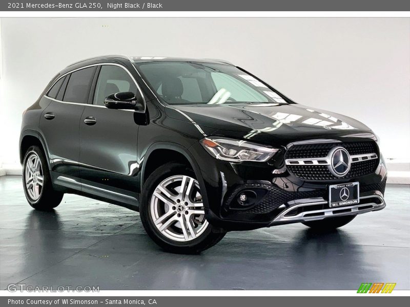 Night Black / Black 2021 Mercedes-Benz GLA 250