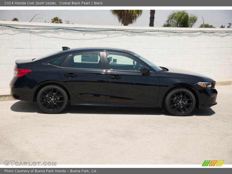  2024 Civic Sport Sedan Crystal Black Pearl