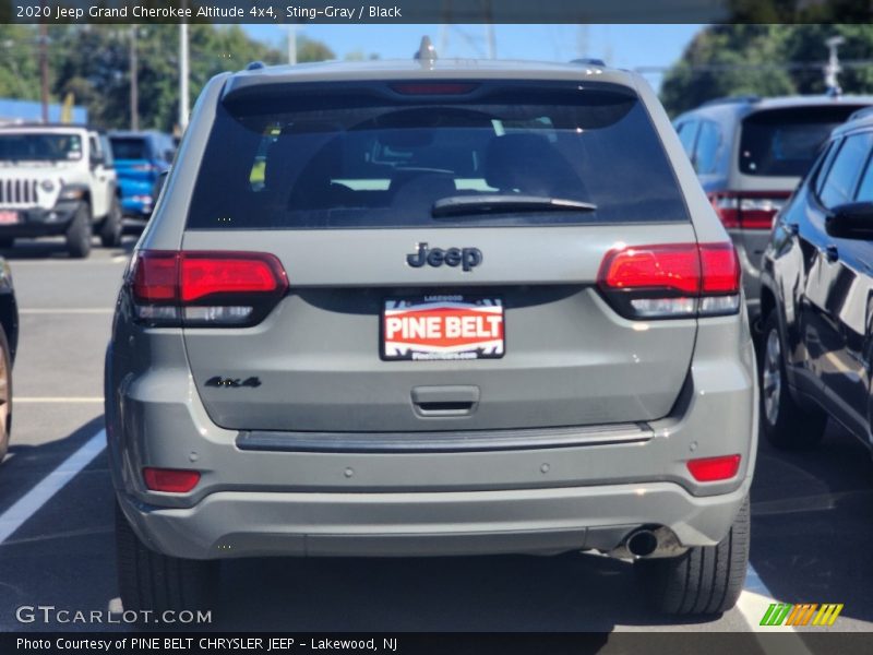 Sting-Gray / Black 2020 Jeep Grand Cherokee Altitude 4x4