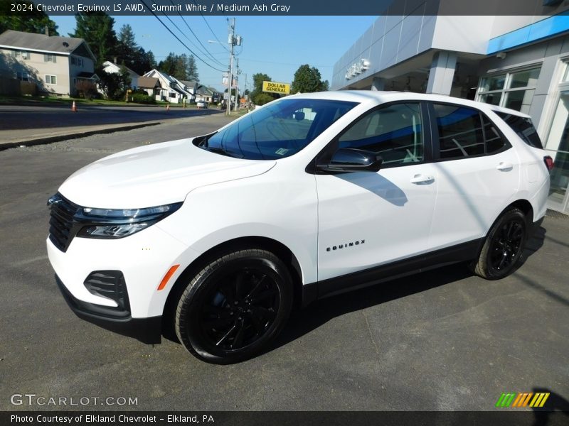 Summit White / Medium Ash Gray 2024 Chevrolet Equinox LS AWD