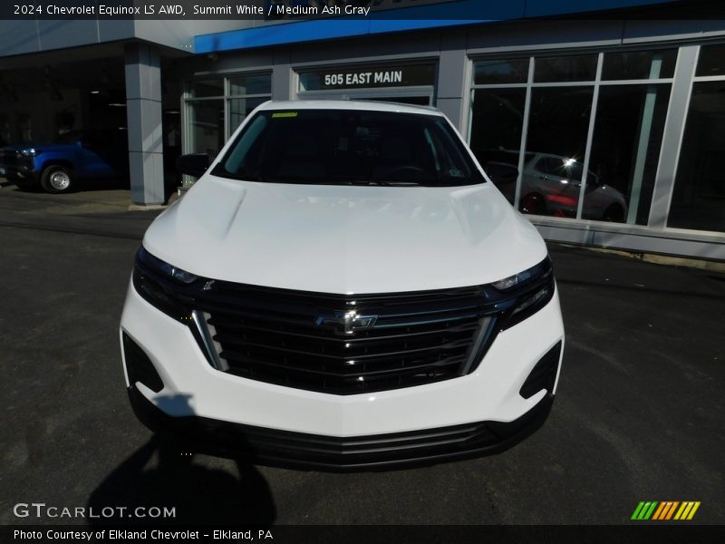 Summit White / Medium Ash Gray 2024 Chevrolet Equinox LS AWD