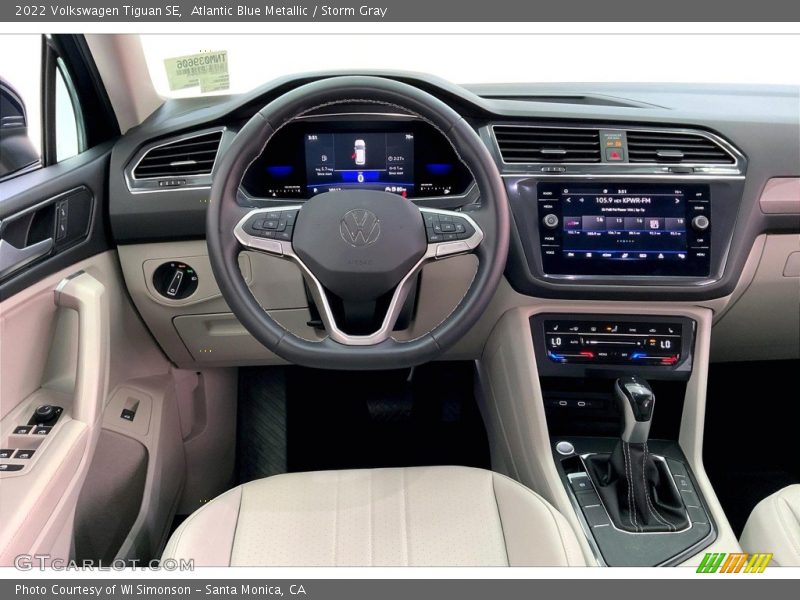 Dashboard of 2022 Tiguan SE