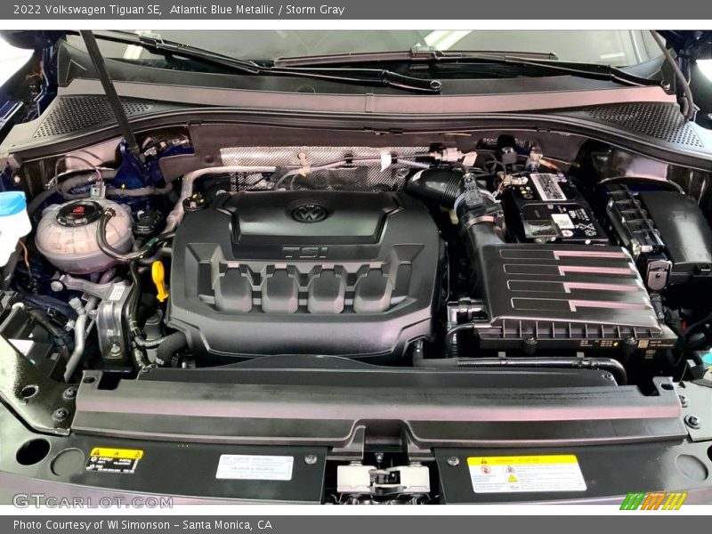  2022 Tiguan SE Engine - 2.0 Liter TSI Turbocharged DOHC 16-Valve VVT 4 Cylinder