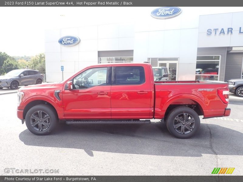  2023 F150 Lariat SuperCrew 4x4 Hot Pepper Red Metallic