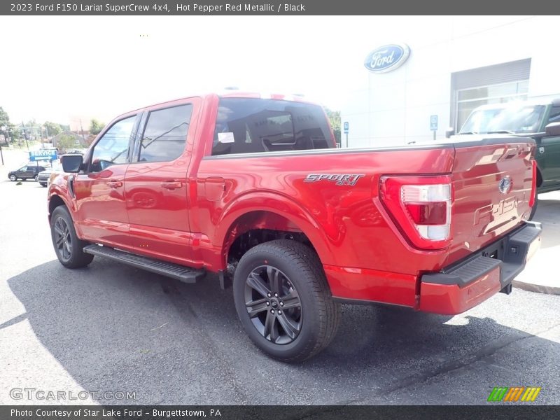  2023 F150 Lariat SuperCrew 4x4 Hot Pepper Red Metallic