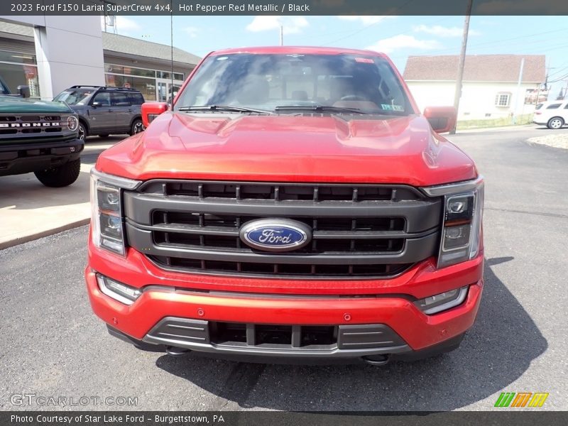  2023 F150 Lariat SuperCrew 4x4 Hot Pepper Red Metallic