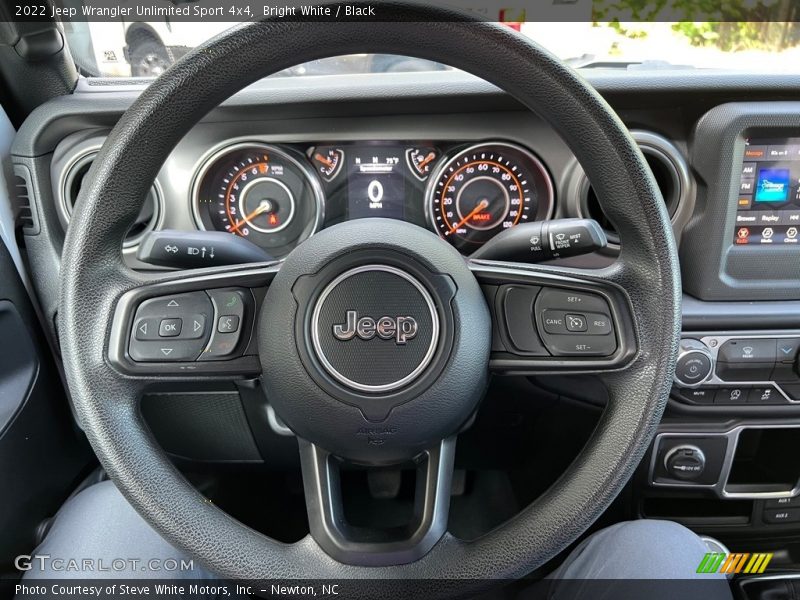 Bright White / Black 2022 Jeep Wrangler Unlimited Sport 4x4