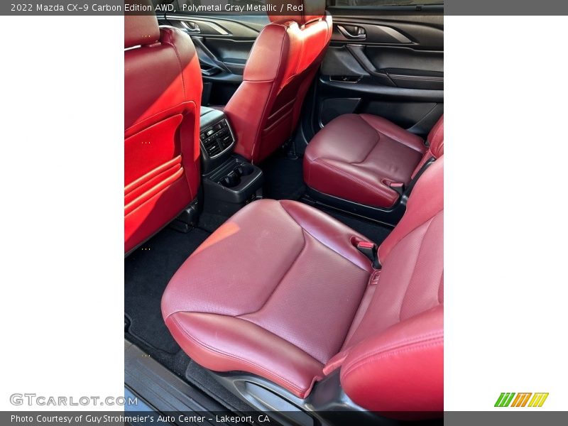 Polymetal Gray Metallic / Red 2022 Mazda CX-9 Carbon Edition AWD