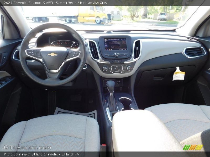 Summit White / Medium Ash Gray 2024 Chevrolet Equinox LS AWD