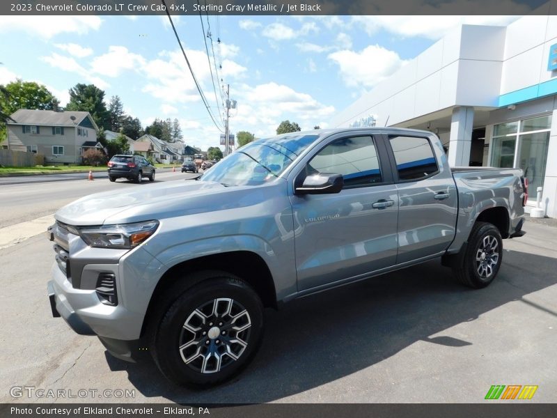 Sterling Gray Metallic / Jet Black 2023 Chevrolet Colorado LT Crew Cab 4x4