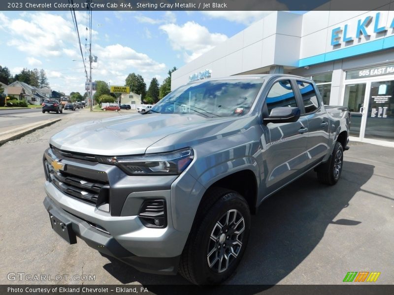 Sterling Gray Metallic / Jet Black 2023 Chevrolet Colorado LT Crew Cab 4x4