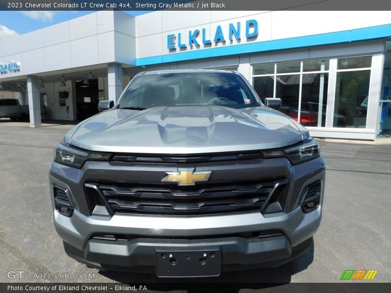 Sterling Gray Metallic / Jet Black 2023 Chevrolet Colorado LT Crew Cab 4x4