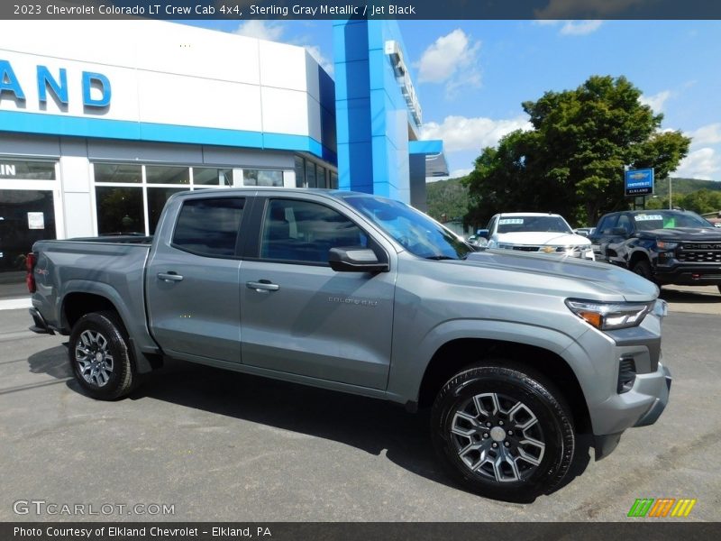 Sterling Gray Metallic / Jet Black 2023 Chevrolet Colorado LT Crew Cab 4x4