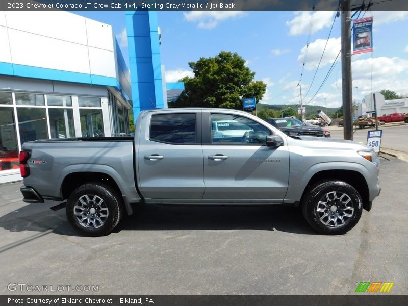 Sterling Gray Metallic / Jet Black 2023 Chevrolet Colorado LT Crew Cab 4x4