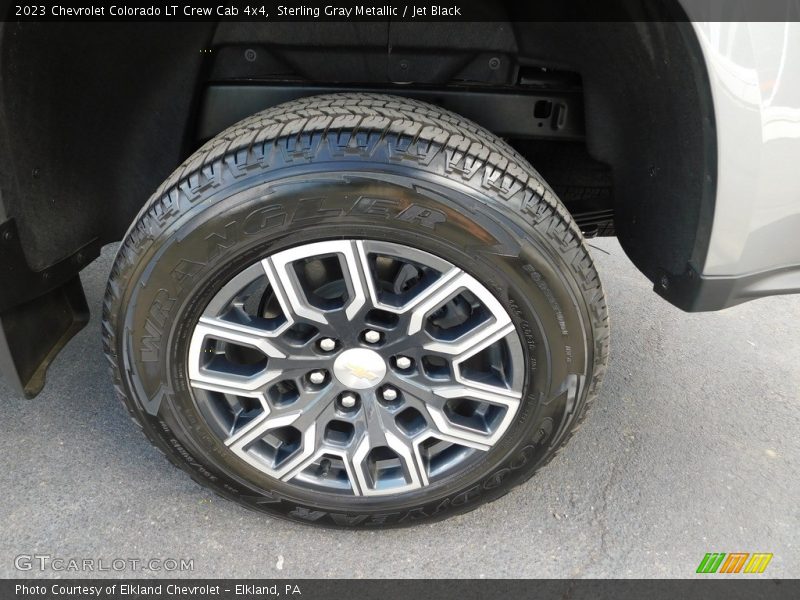Sterling Gray Metallic / Jet Black 2023 Chevrolet Colorado LT Crew Cab 4x4