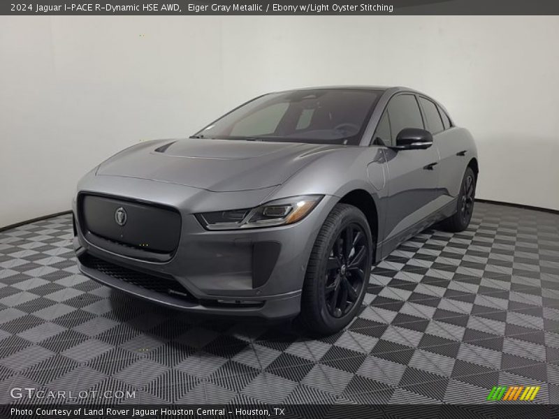 Eiger Gray Metallic / Ebony w/Light Oyster Stitching 2024 Jaguar I-PACE R-Dynamic HSE AWD