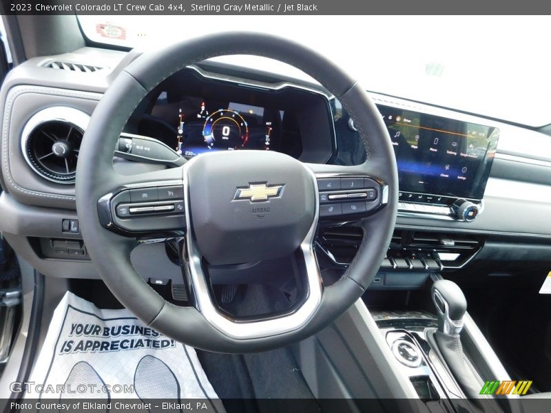 Sterling Gray Metallic / Jet Black 2023 Chevrolet Colorado LT Crew Cab 4x4