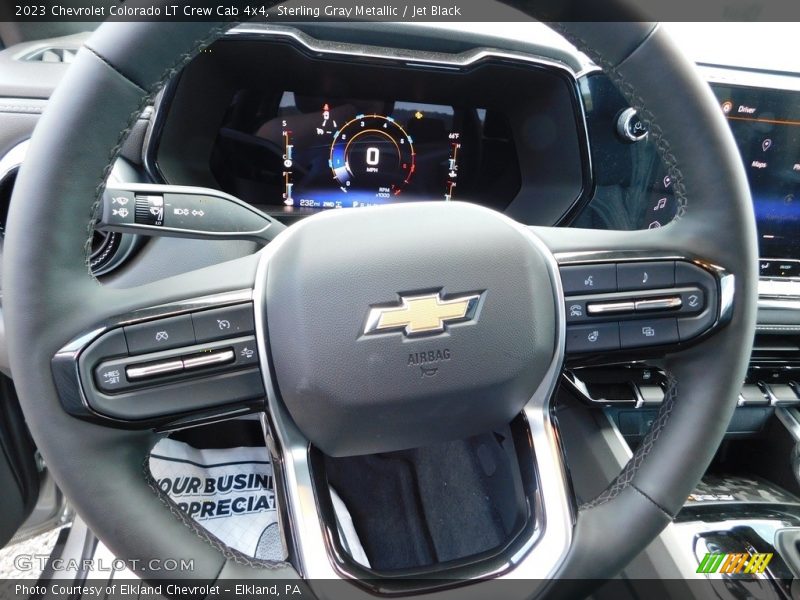 Sterling Gray Metallic / Jet Black 2023 Chevrolet Colorado LT Crew Cab 4x4