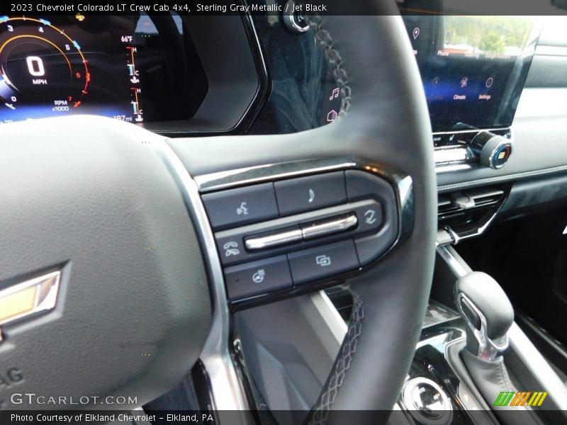 Sterling Gray Metallic / Jet Black 2023 Chevrolet Colorado LT Crew Cab 4x4