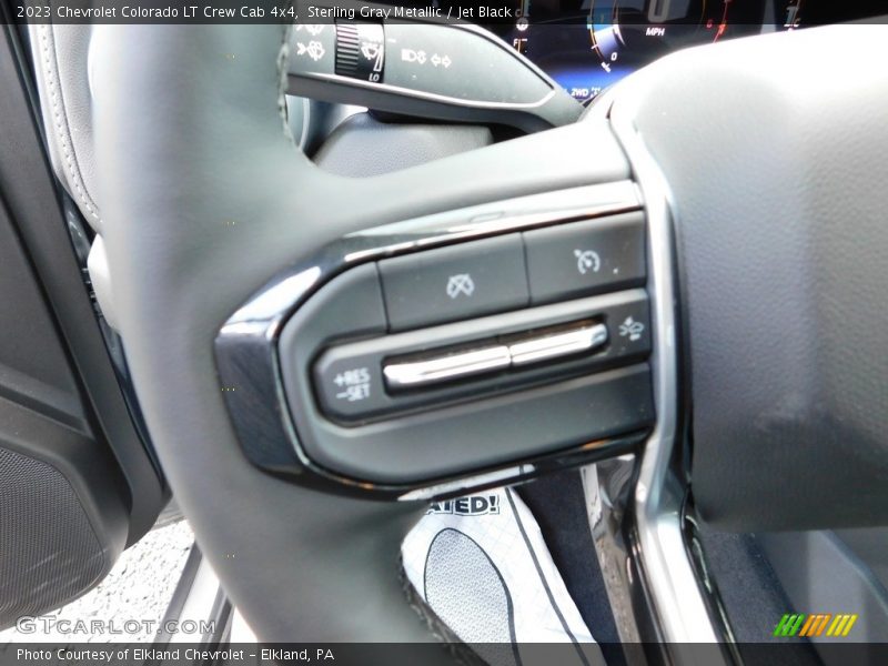 Sterling Gray Metallic / Jet Black 2023 Chevrolet Colorado LT Crew Cab 4x4