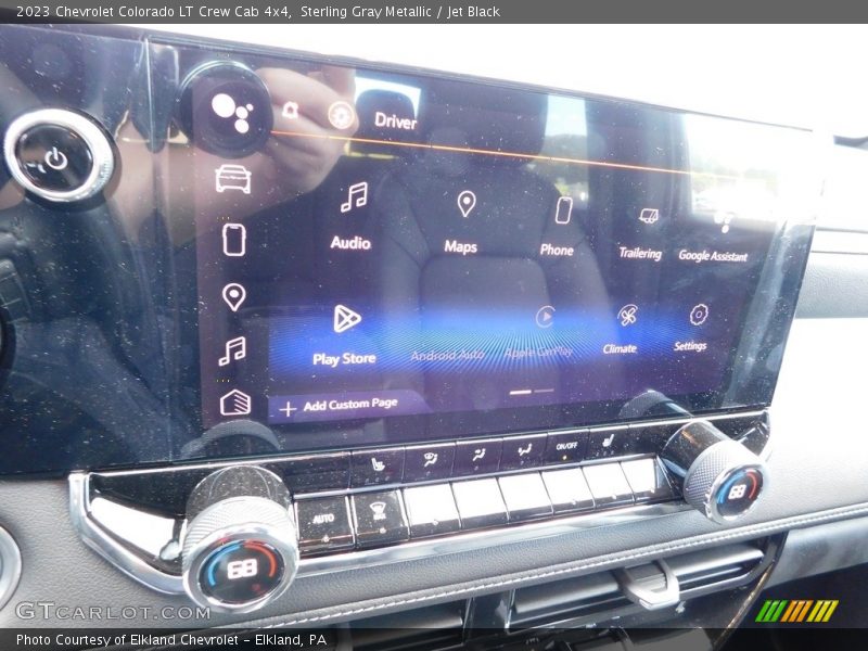 Sterling Gray Metallic / Jet Black 2023 Chevrolet Colorado LT Crew Cab 4x4
