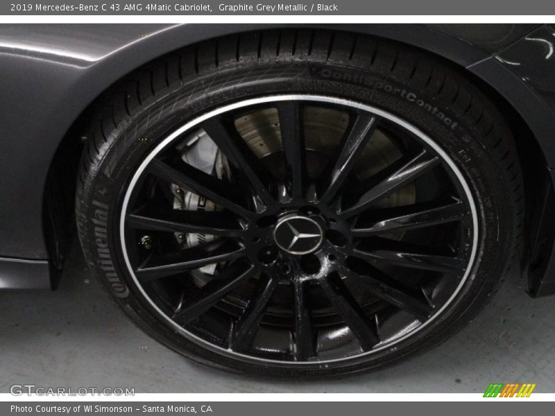 Graphite Grey Metallic / Black 2019 Mercedes-Benz C 43 AMG 4Matic Cabriolet