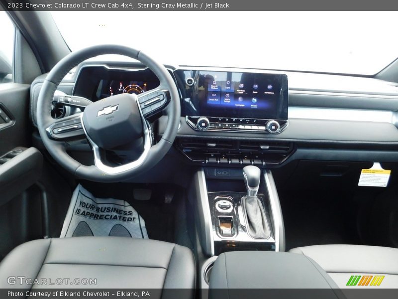 Sterling Gray Metallic / Jet Black 2023 Chevrolet Colorado LT Crew Cab 4x4
