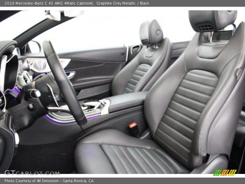 Front Seat of 2019 C 43 AMG 4Matic Cabriolet