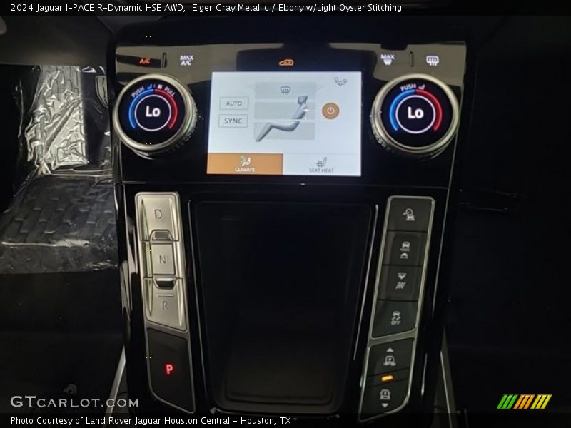 Controls of 2024 I-PACE R-Dynamic HSE AWD