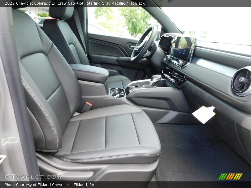Sterling Gray Metallic / Jet Black 2023 Chevrolet Colorado LT Crew Cab 4x4