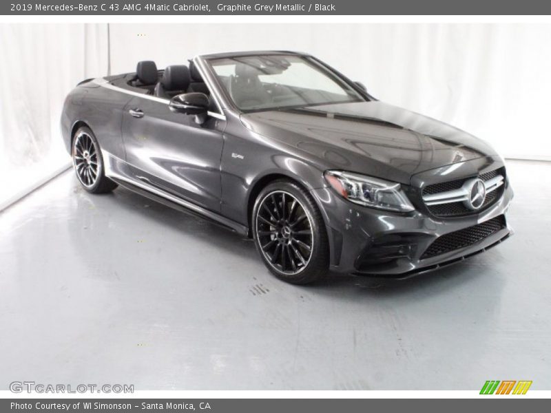 Graphite Grey Metallic / Black 2019 Mercedes-Benz C 43 AMG 4Matic Cabriolet