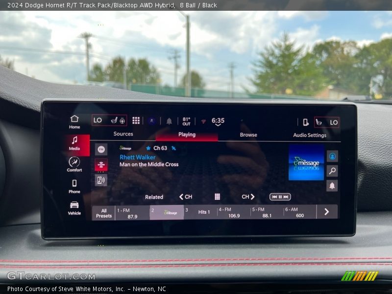 Controls of 2024 Hornet R/T Track Pack/Blacktop AWD Hybrid