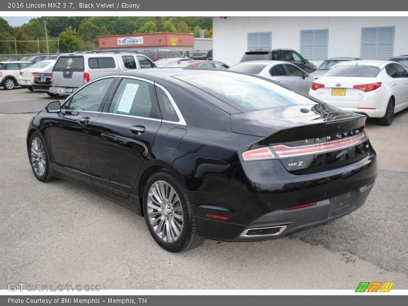 Black Velvet / Ebony 2016 Lincoln MKZ 3.7