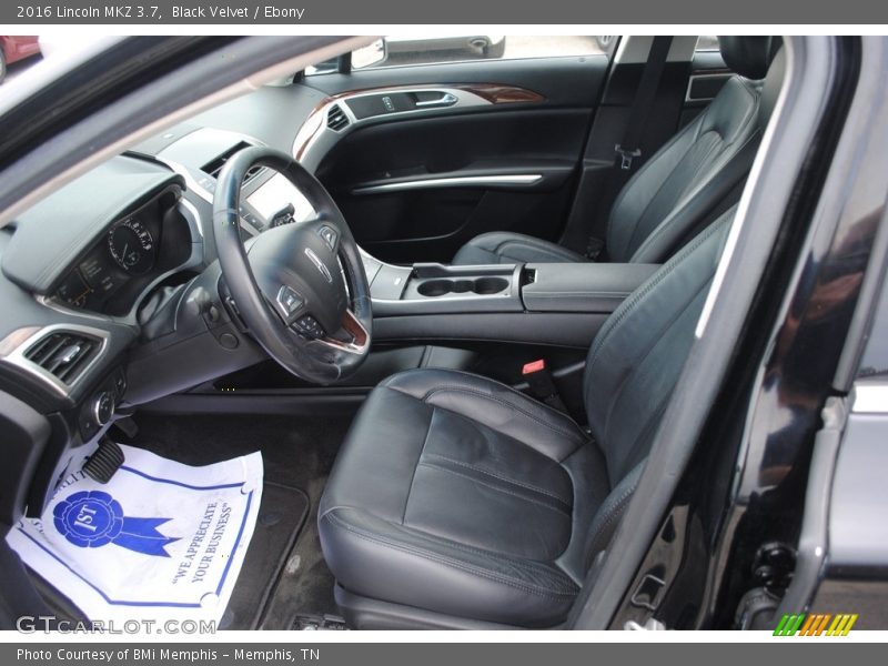 2016 MKZ 3.7 Ebony Interior