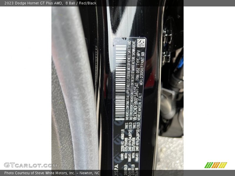 8 Ball / Red/Black 2023 Dodge Hornet GT Plus AWD