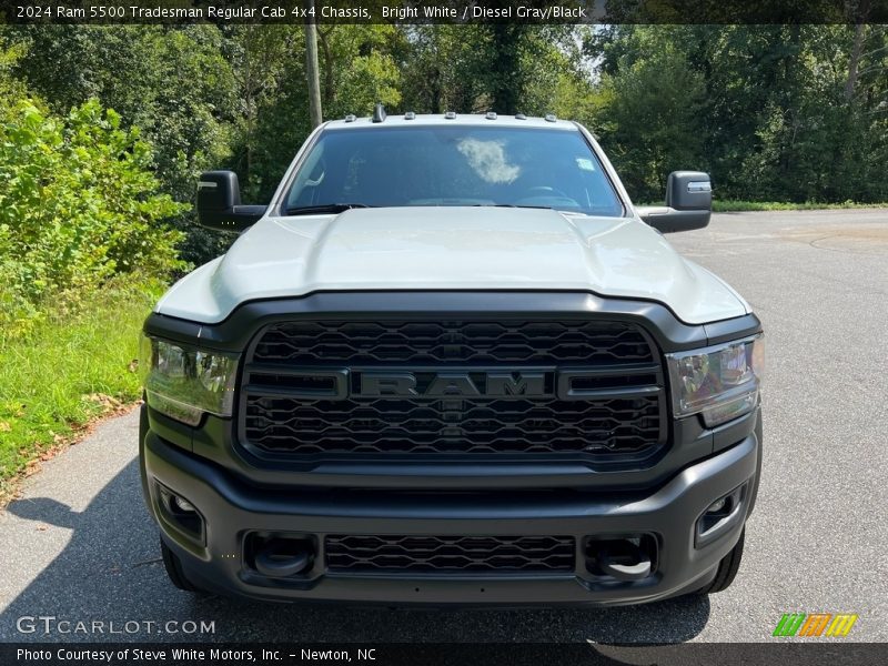 Bright White / Diesel Gray/Black 2024 Ram 5500 Tradesman Regular Cab 4x4 Chassis
