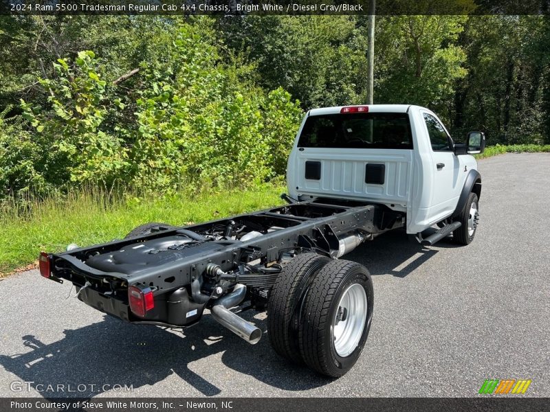 Undercarriage of 2024 5500 Tradesman Regular Cab 4x4 Chassis