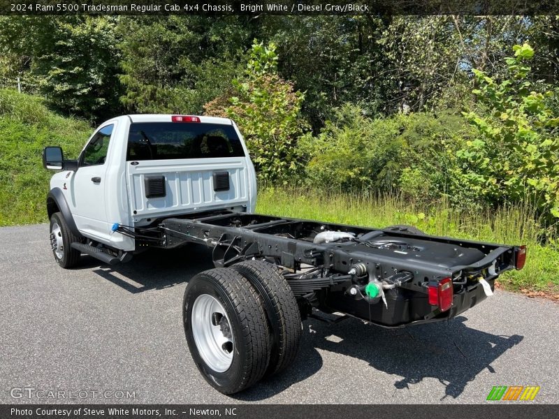 Undercarriage of 2024 5500 Tradesman Regular Cab 4x4 Chassis