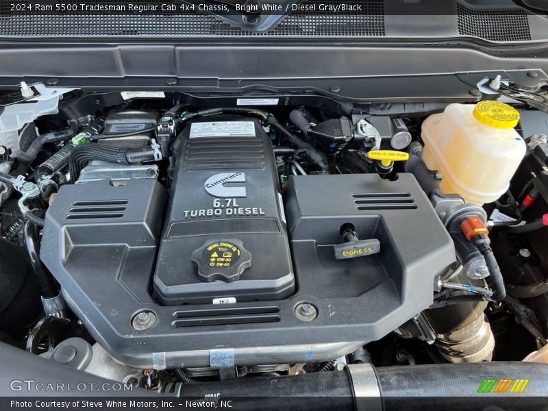  2024 5500 Tradesman Regular Cab 4x4 Chassis Engine - 6.7 Liter OHV 24-Valve Cummins Turbo-Diesel Inline 6 Cylinder